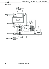 浏览型号UPD44324182F5-E50-EQ2的Datasheet PDF文件第8页