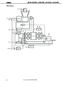 浏览型号UPD44324084F5-E40-EQ2的Datasheet PDF文件第8页