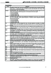 浏览型号UPD44324085F5-E40-EQ2的Datasheet PDF文件第7页