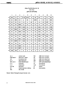 浏览型号UPD44164182F5-E50-EQ1的Datasheet PDF文件第4页