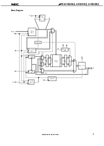 浏览型号UPD44164182F5-E50-EQ1的Datasheet PDF文件第7页