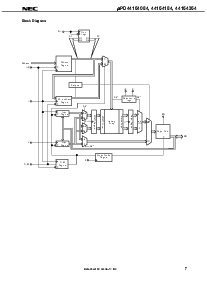 浏览型号UPD44164364F5-E50-EQ1的Datasheet PDF文件第7页