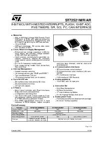 浏览型号ST72F521M9T6的Datasheet PDF文件第1页