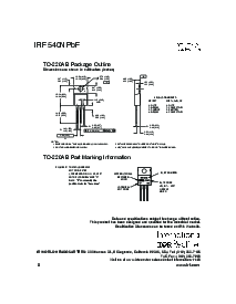 浏览型号IRF540NPBF的Datasheet PDF文件第8页