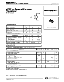 浏览型号MMBF5457LT1的Datasheet PDF文件第1页
