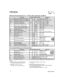 浏览型号IRF540N的Datasheet PDF文件第2页