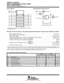 浏览型号SN74F573DW的Datasheet PDF文件第2页