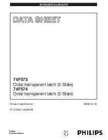 浏览型号N74F573D的Datasheet PDF文件第1页