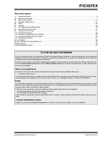 浏览型号PIC16F5X的Datasheet PDF文件第5页