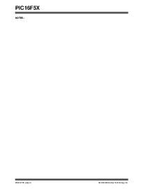 浏览型号PIC16F5X的Datasheet PDF文件第6页