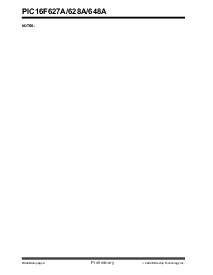 浏览型号PIC16F627A的Datasheet PDF文件第6页