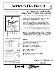 浏览型号STRF6600的Datasheet PDF文件第1页