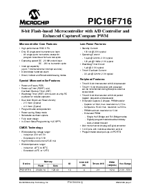 浏览型号PIC16F716的Datasheet PDF文件第3页