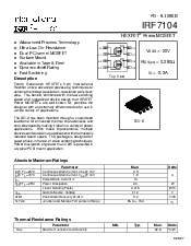 浏览型号IRF7104的Datasheet PDF文件第1页