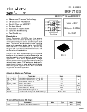 浏览型号IRF7103的Datasheet PDF文件第1页