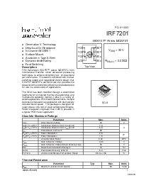 浏览型号IRF7201的Datasheet PDF文件第1页