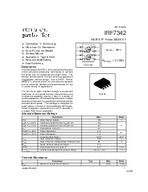 浏览型号IRF7342的Datasheet PDF文件第1页