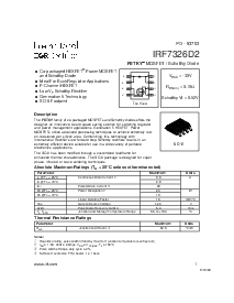 浏览型号IRF7326D2的Datasheet PDF文件第1页