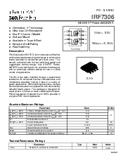 浏览型号IRF7306的Datasheet PDF文件第1页