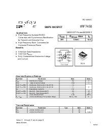 浏览型号IRF7458的Datasheet PDF文件第1页