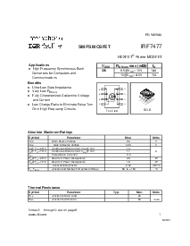 浏览型号IRF7477的Datasheet PDF文件第1页