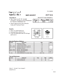 浏览型号IRF7459的Datasheet PDF文件第1页