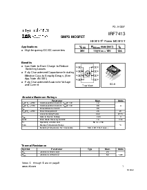 浏览型号IRF7413的Datasheet PDF文件第1页