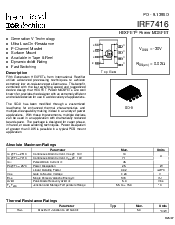 浏览型号IRF7416的Datasheet PDF文件第1页