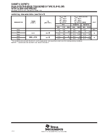 浏览型号SNJ54F74J的Datasheet PDF文件第4页