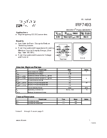 浏览型号IRF7493的Datasheet PDF文件第1页