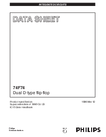 浏览型号N74F74N的Datasheet PDF文件第1页