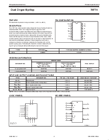 浏览型号N74F74N的Datasheet PDF文件第2页