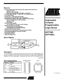浏览型号ATF750CL-15PI的Datasheet PDF文件第1页