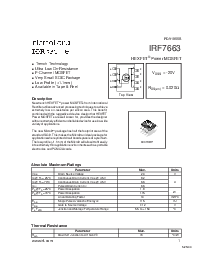 浏览型号IRF7663的Datasheet PDF文件第1页