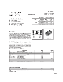 浏览型号IRF7702的Datasheet PDF文件第1页