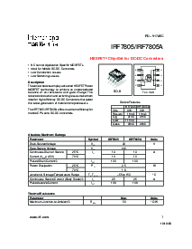 浏览型号IRF7805的Datasheet PDF文件第1页