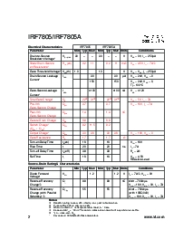 浏览型号IRF7805的Datasheet PDF文件第2页