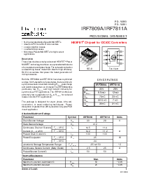 浏览型号IRF7809A的Datasheet PDF文件第1页