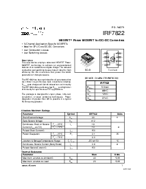 浏览型号IRF7822的Datasheet PDF文件第1页