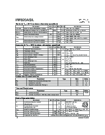 浏览型号IRF820AL的Datasheet PDF文件第2页