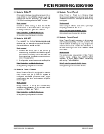 浏览型号PIC18F8390的Datasheet PDF文件第5页