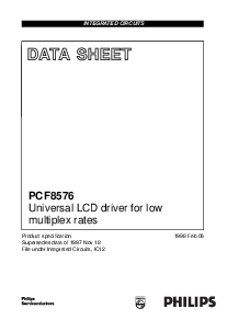 浏览型号PCF8576T的Datasheet PDF文件第1页