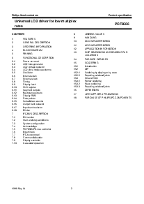 浏览型号PCF8566T的Datasheet PDF文件第2页