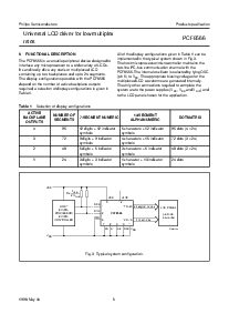 浏览型号PCF8566T的Datasheet PDF文件第6页