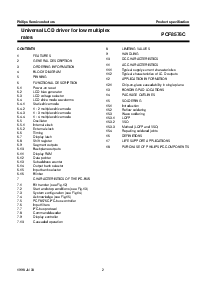 浏览型号PCF8576CH的Datasheet PDF文件第2页