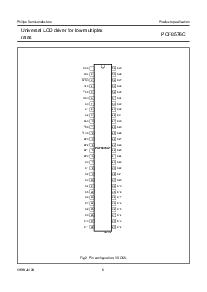 浏览型号PCF8576CT的Datasheet PDF文件第6页