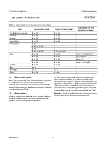 浏览型号PCF8593P的Datasheet PDF文件第9页
