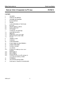 浏览型号PCF8575TS的Datasheet PDF文件第2页