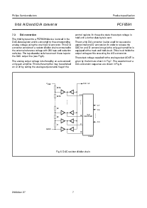 浏览型号PCF8591P的Datasheet PDF文件第7页