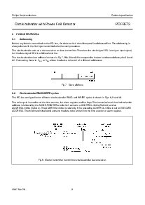 浏览型号PCF8573T的Datasheet PDF文件第9页